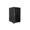 Lanberg FF01-6822-12B Rack-Schrank 22U freistehend Schwarz
