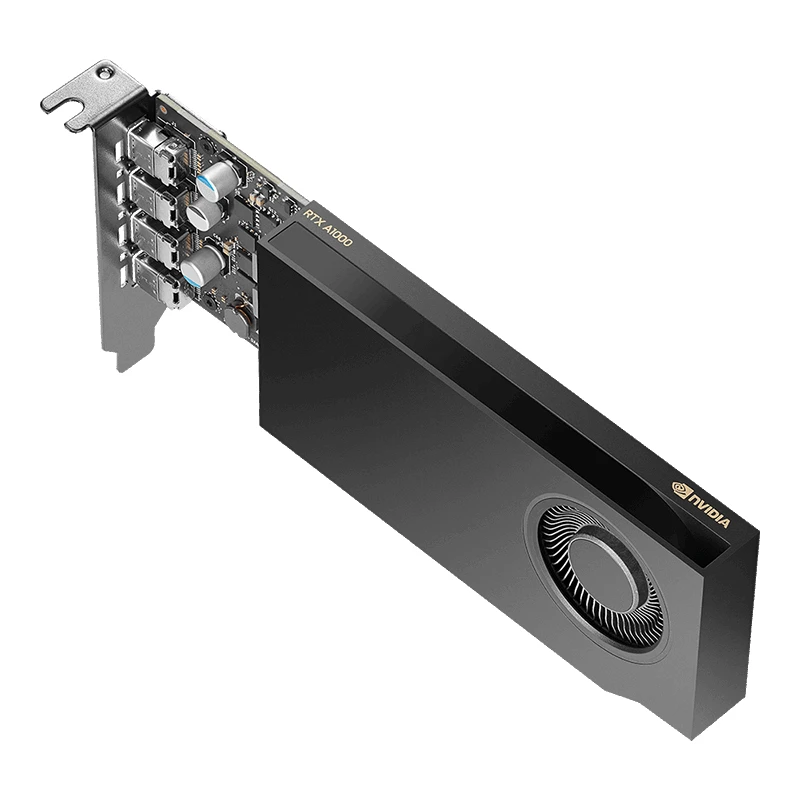 PNY NVIDIA RTX A1000 - Grafikkarten - RTX A1000 - 8GB GDDR6 - PCIe 4.0 x8 Low-Profile - 4 x Mini DisplayPort (VCNRTXA1000-PL)