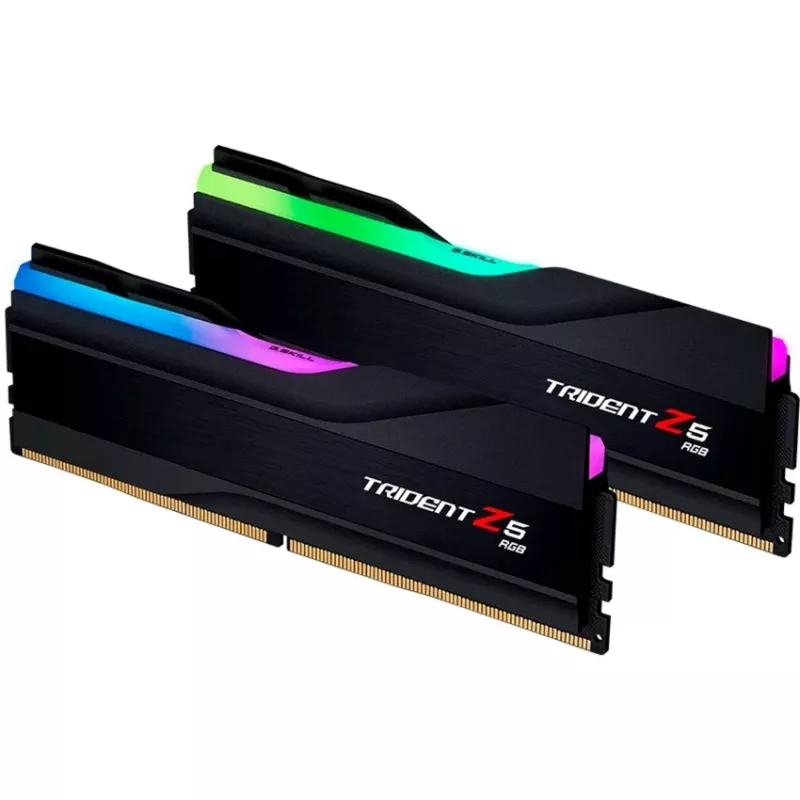 G.Skill Trident Z5 RGB 96 GB (2x48 GB) DDR5-5600 CL40 Arbeitsspeicher-Kit, Schwarz