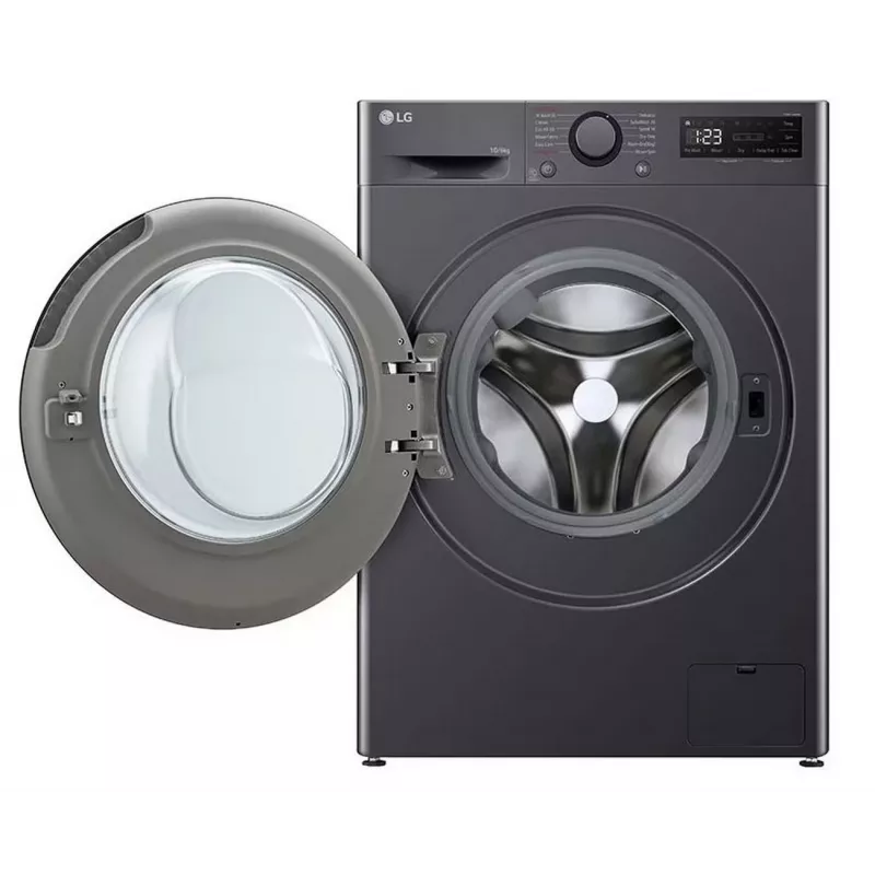 LG F4DR510S2M Waschmaschine mit Trockner 10 kg / 6 kg 1400 U/min Schwarz