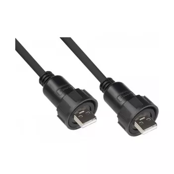 Good Connections Industrie-Stecker S4 USB 2.0 Kabel, USB-A auf Mini-USB, 1 m (IC04-U202)