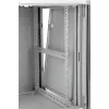 SOMI Networks | 22U, 19″ Netzwerk-Wandschrank | 22U-60/60FPC | Grau | Mit Frontglastüren; unmontiert | Tiefe: 60 cm