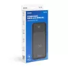 Savio BA-09 kabellose Powerbank, 10000 mAh, Schwarz