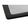DEMCiflex DF0002 Staubfilter 80 mm, quadratisch, Schwarz/Schwarz