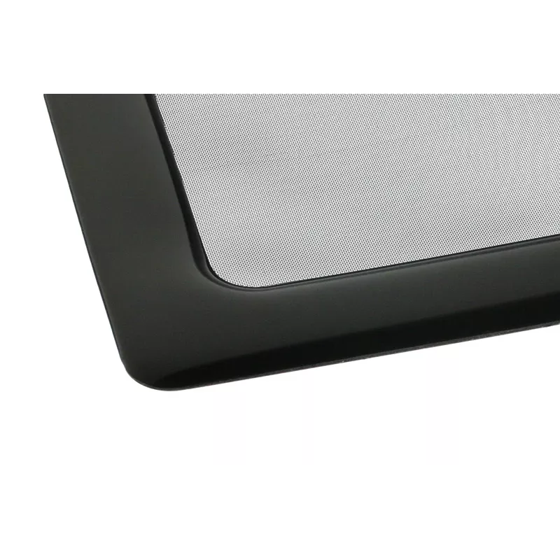 DEMCiflex DF0002 Staubfilter 80 mm, quadratisch, Schwarz/Schwarz
