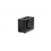 DeepCool CH160 PLUS R-CH160-BKNGM0-G Small-Form-Factor-(SFF)-PC-Gehäuse, Mini-ITX/Micro-ATX, Hartglas, schwarz