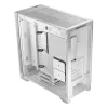 Modecom Volcano Expanse S Midi-Tower-PC-Gehäuse, ATX/Micro-ATX/Mini-ITX, Temperglas, USB-C, Grafikkarte bis 430 mm, Weiß