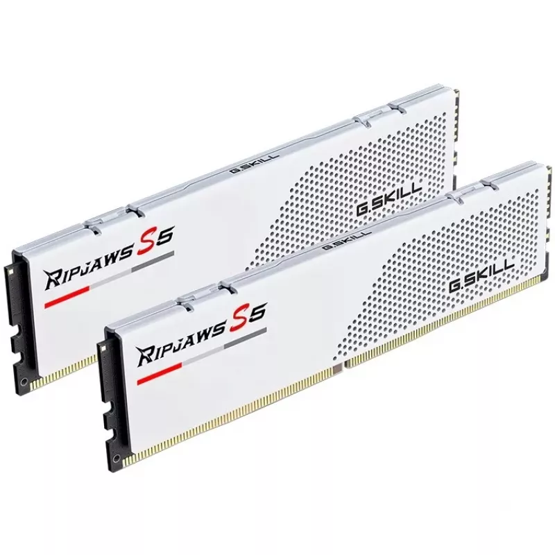 G.Skill Ripjaws S5 96 GB (2x48 GB) DDR5-5200 CL40 Arbeitsspeicher-Kit, Weiß