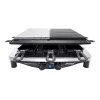 Steba RC 4 Plus Deluxe Chrome Raclette-Grill, Edelstahl/Schwarz