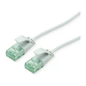 ROLINE RM UTP DataCenter Patchkabel Cat.6A (Klasse EA), schlank, Grau, 0,5 m