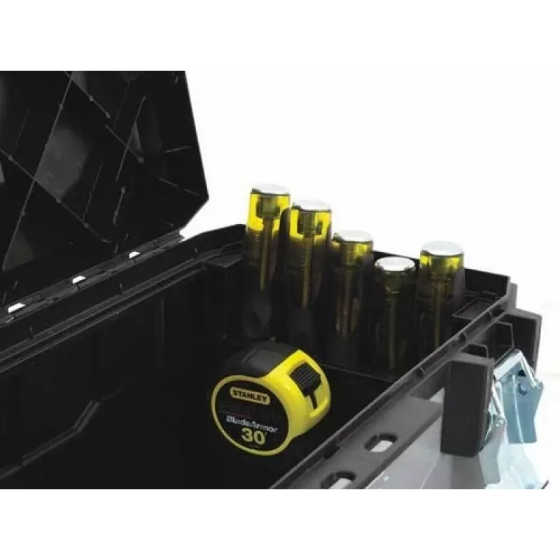 Stanley 1-95-616 Kleinteile-/Werkzeugkasten Schwarz, Grau