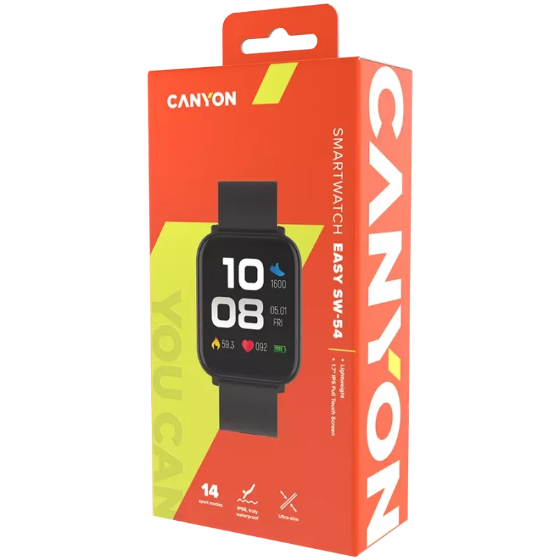 Smartwatch Canyon EASY SW-54 Schwarz
