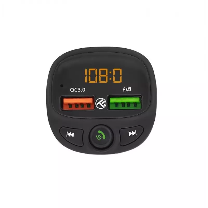 Tellur FMT-B7 Bluetooth-FM-Transmitter, Schwarz