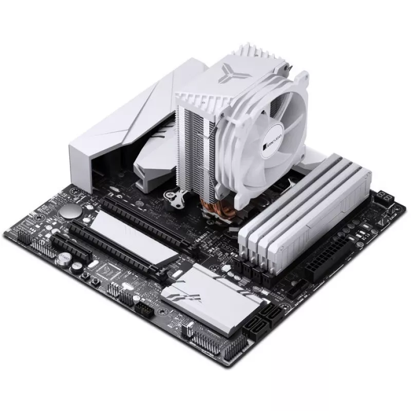 Jonsbo CR-1400 E CPU-Luftkühler, 92 mm, weiß