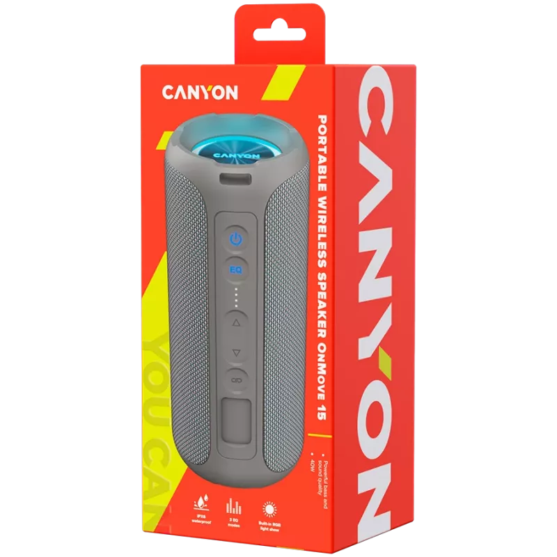 Canyon CNE-CBTSP15BG Tragbarer Lautsprecher Beige