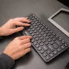 Mini-Wireless-Tastatur Tellur TLL491251 Schwarz kompaktes Design, tragbares Layout