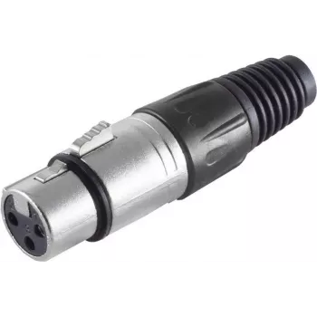ShiverPeaks BASIC-S XLR-Kupplung (Buchse), Schwarz (BS55022-S)