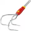 WOLF-Garten BE-M Multi-Star Handgrubber, 11 cm, Rot/Gelb (71AAA003650)