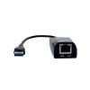 Akyga AK-AD-31 USB-3.0-auf-Gigabit-Ethernet-Adapter, RJ45, 15 cm Kabel, schwarz