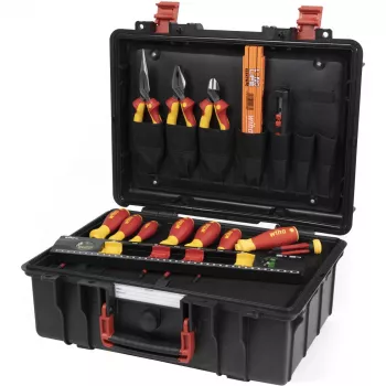 Wiha 45530 Basic Set L electric Werkzeug-Set, 18-teilig, mit Koffer