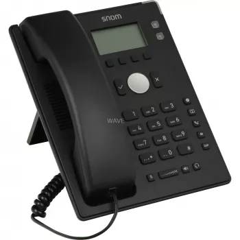 snom D120 - VoIP-Telefon - Dreierkonferenz - SIP - 2 Kabel - Schwarz (4361)
