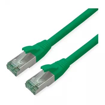 ROLINE RM Patchkabel Cat.6A S/FTP (PiMF), grün, 3 m