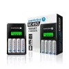 everActive NC450B Batterieladegerät, Black Edition