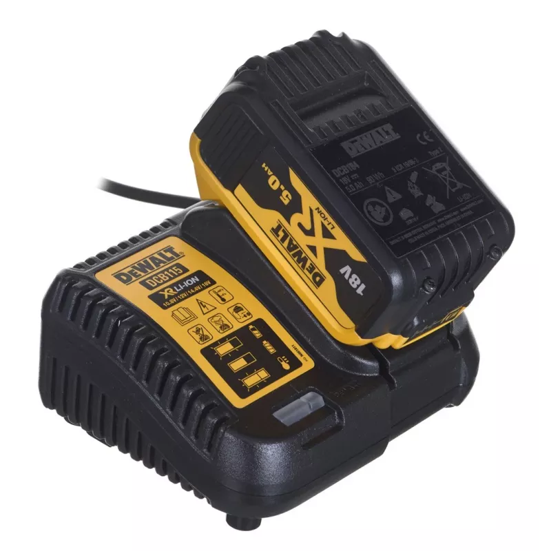 Kettensäge DeWalt DCM565P1 — kabellos, 30 cm Schwert, 5 Ah Akku, 0,12 L Öltank