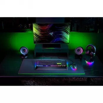 Razer BlackWidow V4 - Gelb Switch Linear - Mechanische Gaming-Tastatur