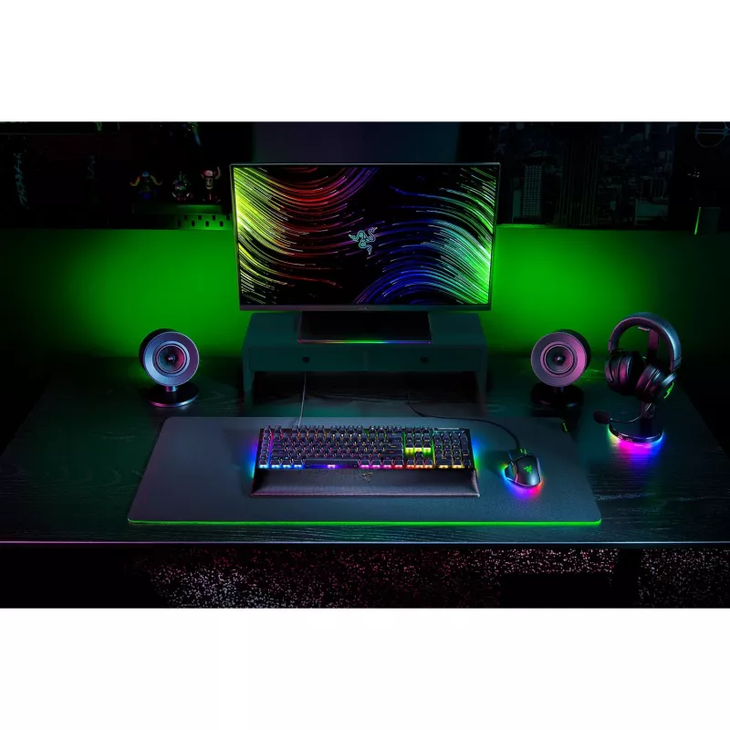 Razer BlackWidow V4 - Gelb Switch Linear - Mechanische Gaming-Tastatur