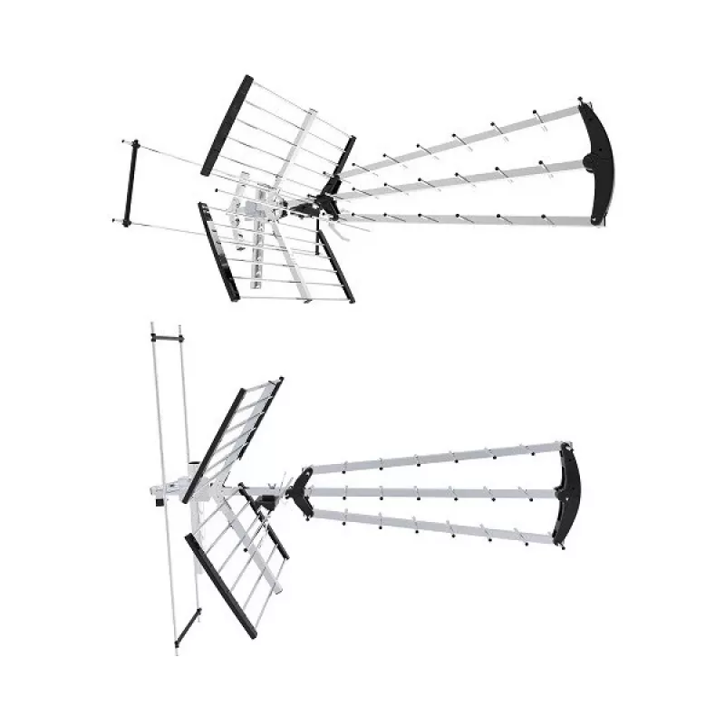 Libox LB2000 Fernsehantenne für außen, Dual, 32 dB