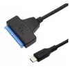 Gembird AUS3-03 USB-C-auf-2,5-Zoll-SATA-Laufwerksadapter, 0,2 m, Schwarz