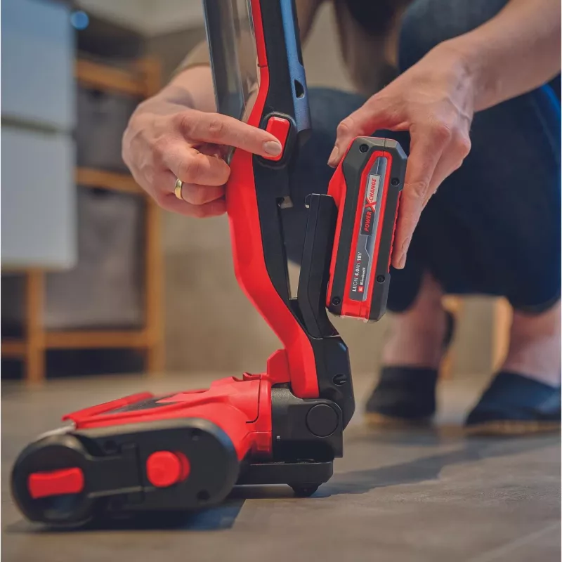 Einhell CLEANEXXO Power X-Change Akku-Hartbodenreiniger (ohne Akku und Ladegerät), Rot, 400 ml