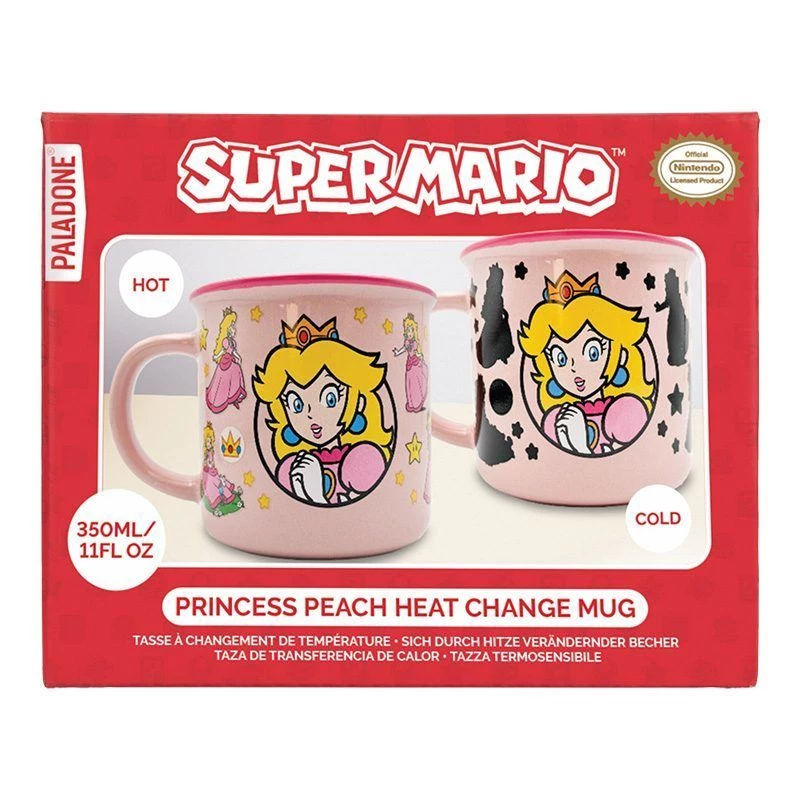 Paladone Super Mario Princess Peach Wärmeänderungsbecher