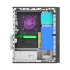 Akyga AK-302-01BL SFF-PC-Gehäuse, Micro-ATX / Mini-ITX, USB-C + 2x USB 3.0 + USB 2.0, ohne Netzteil, schwarz