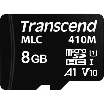 Transcend 410M Flash-Speicherkarte 8 GB A1 Video Class V10 UHS-I U1 Class10 microSDHC UHS-I