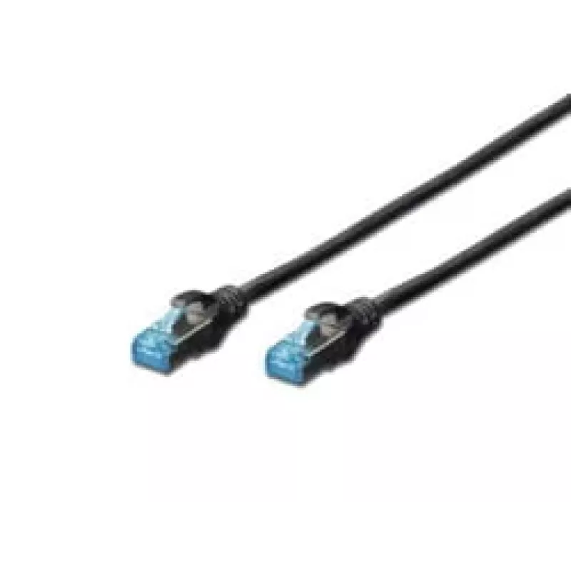 Netzwerkkabel Digitus CAT 5e SF/UTP 1m RJ-45 Schwarz