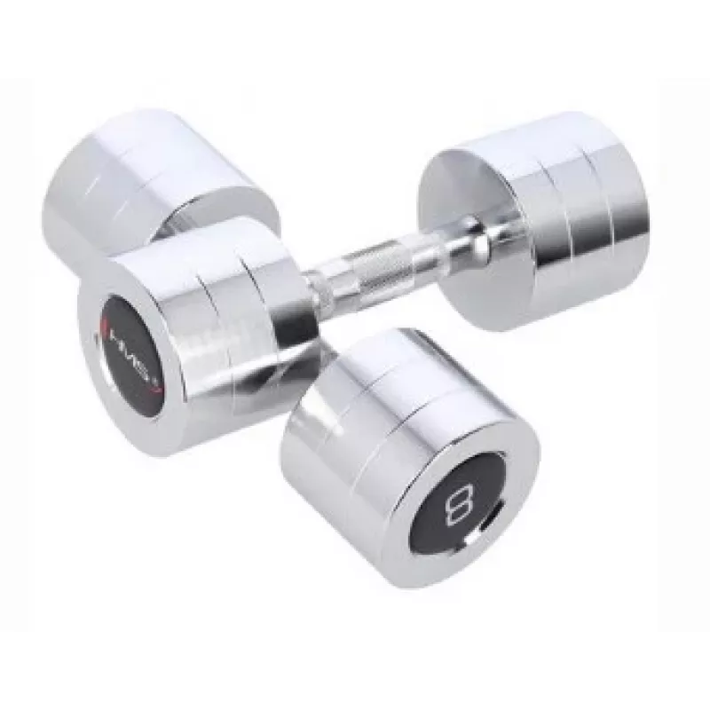 HMS Fitness CHD08 Festgewicht-Hantel 8 kg 2 Stück