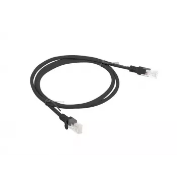 Netzwerkkabel LANBERG PCU5-10CC-0100-BK RJ-45 Cat5e, U/UTP, 1 m, Schwarz