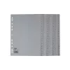 ELBA Register A4 1-100 PP Grau 100 Taben - Bürobedarf