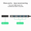 USB-Hub Green Cell HUB-GC-A4A — 4-Port-USB-A-3.0-Hub