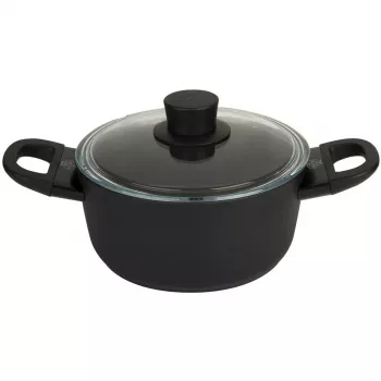 BALLARINI 75002-921-0 Kochtopf rund schwarz Aluminium 24 cm