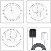 GPS GLONASS Antenne QOLTEC 57054 mit Magnetfuß, 28 dB Verstärkung