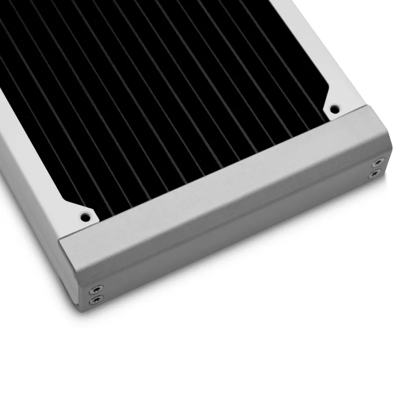 Radiator EK Water Blocks Messing Kupfer Edelstahl Weiß