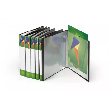 Mappe mit Hüllen Forpus (80) A4, Schwarz