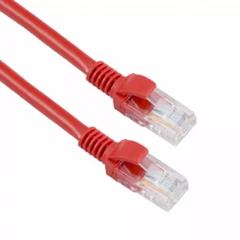 Netzwerkkabel SBOX Kabel UTP CAT5e RJ-45 1 m Rot