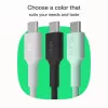 Kabel USB-C-USB-C PowerStream 100W geflochten 1,2m weiß