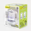 Maestro MR-052-BLUE Elektrischer Glas-Wasserkocher, 1,7 l, 2200 W, Blau