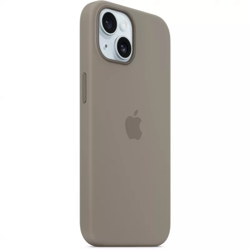 Silikonhülle mit MagSafe für iPhone 15 – Clay
