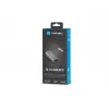 Natec Cricket NNC-1925 USB-C 3.1 Gen 1 auf RJ45 Ethernet-Adapter, 1000 Mbit/s, 15 cm Kabel, Aluminium, grau